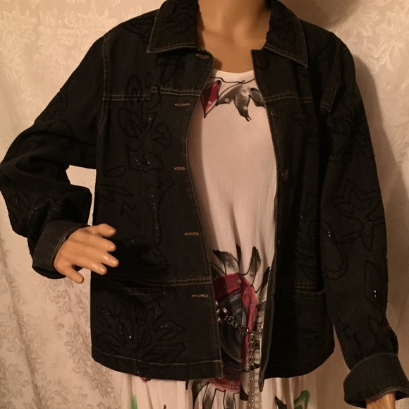 Coldwater Creek Denim Jacket/Shirt - Picture 5 of 8